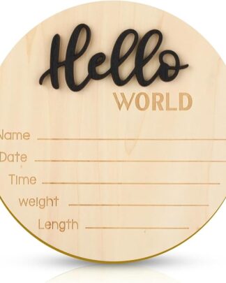 Hello World Newborn Sign