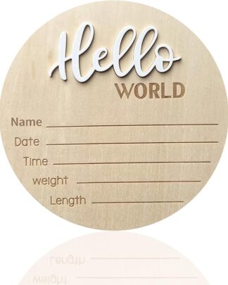 Hello World Sign Pink