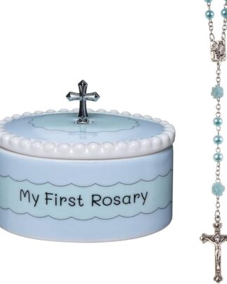 Baptism Rosary Boys