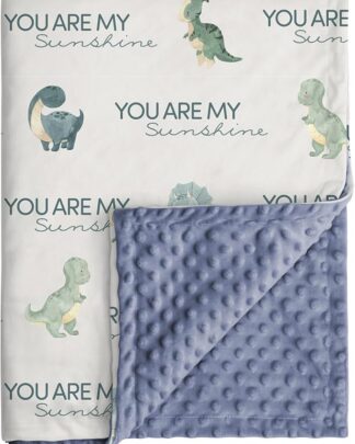 Dinosaur Baby Blanket Boys