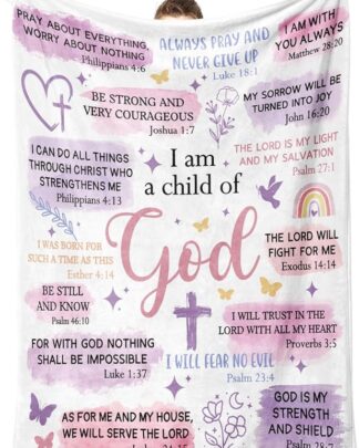 Baptism Girl Blanket