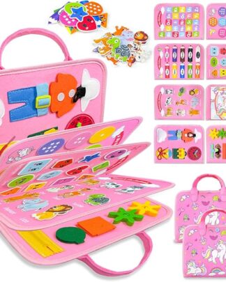 Busy Board Montessori Girl