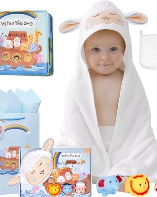 Noahs Ark Baptism Set Blue