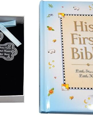 Baby Boy First Bible Cross